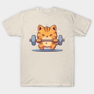 cat at gym T-Shirt